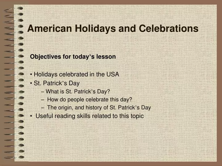 american holidays and celebrations