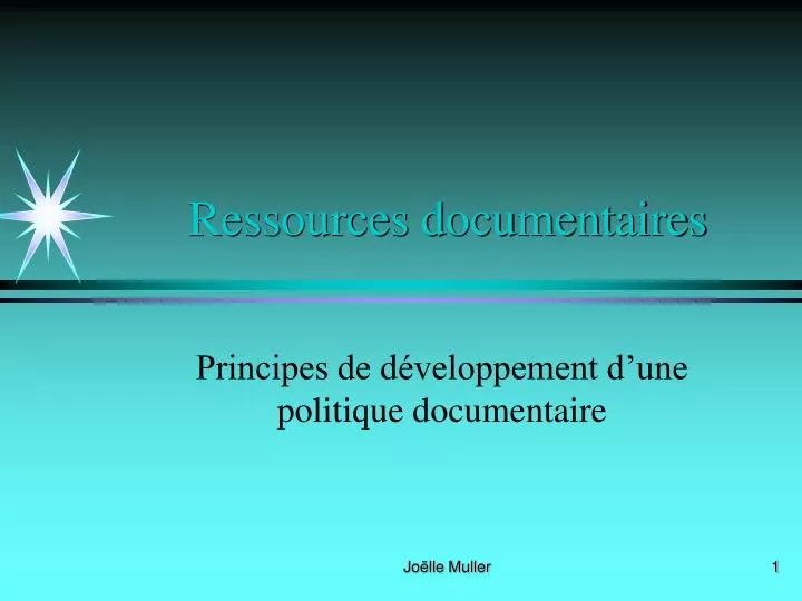 ressources documentaires