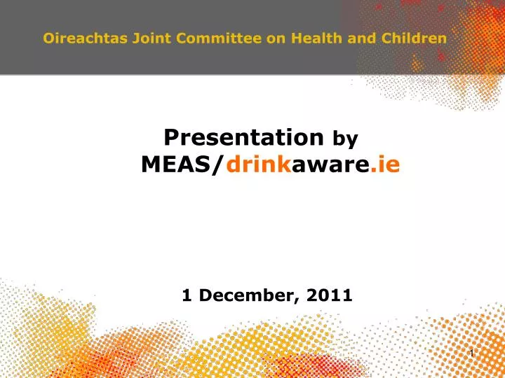 oireachtas joint committee on health and children