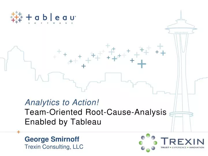 analytics to action team oriented root cause analysis enabled by tableau