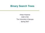 Binary Search Trees - slide 1