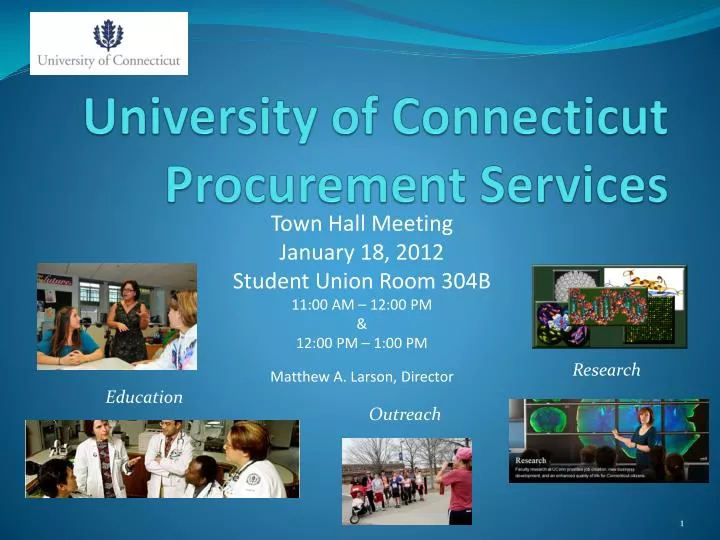university of connecticut procurement services