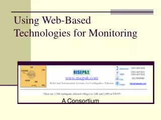 Using Web-Based Technologies for Monitoring