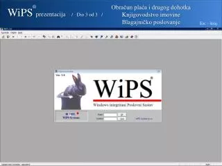 WiPS prezentacija / Dio 3 od 3 / Esc – kraj