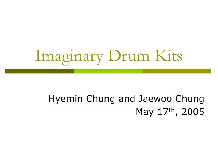 imaginary drum kits