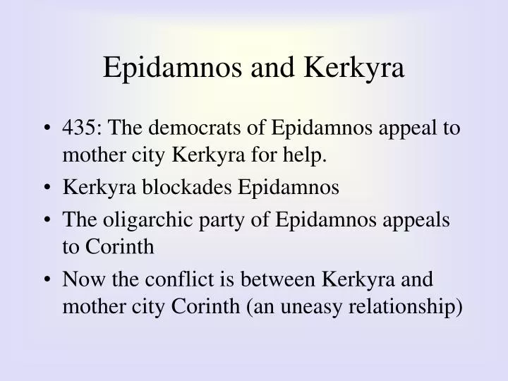 epidamnos and kerkyra
