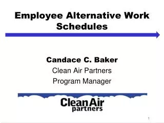 Employee Alternative Work Schedules