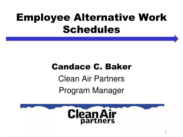 employee alternative work schedules