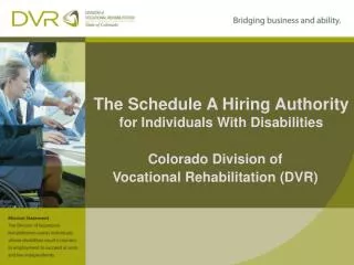 The Schedule A Hiring Authority for Individuals With Disabilities