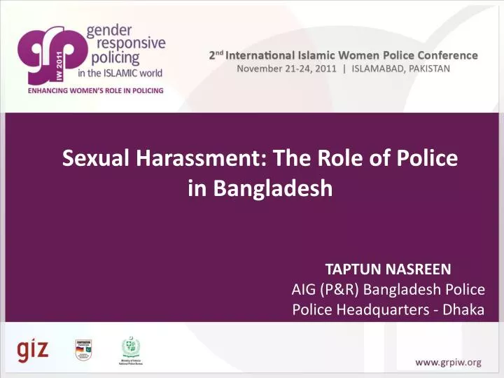 sexual harassment the role of police in bangladesh