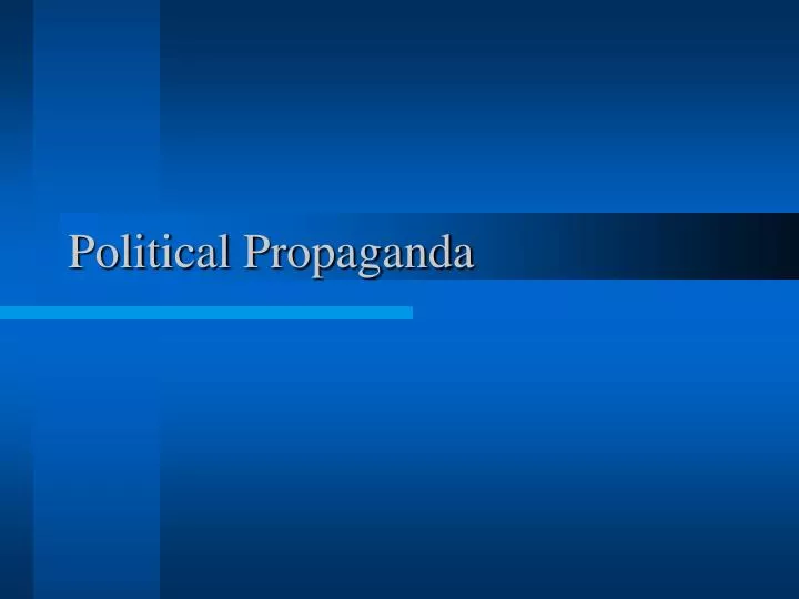 political propaganda