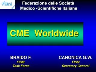 CME Worldwide