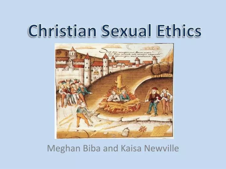 christian sexual ethics