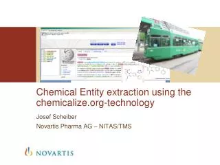 Chemical Entity extraction using the chemicalize.org-technology