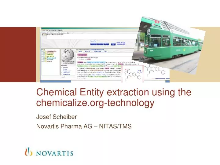 chemical entity extraction using the chemicalize org technology