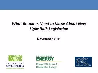 What Retailers Need to Know About New Light Bulb Legislation
