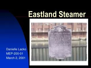Eastland Steamer