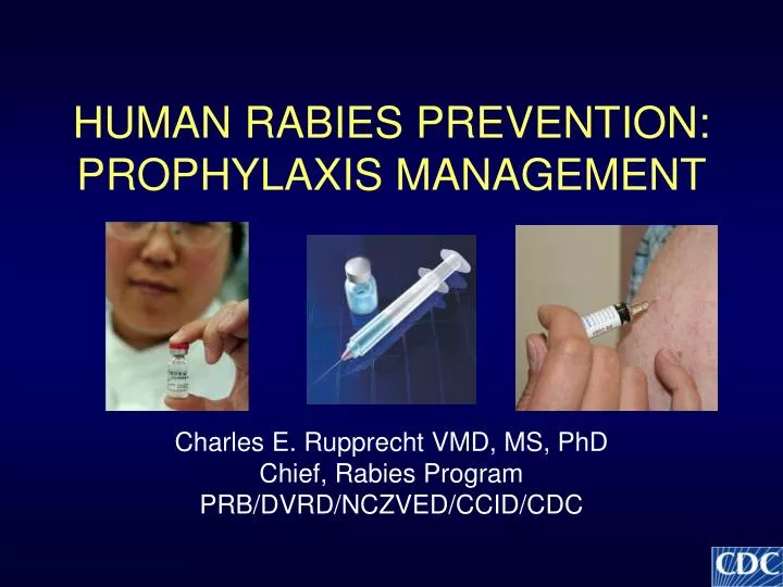 human rabies prevention prophylaxis management