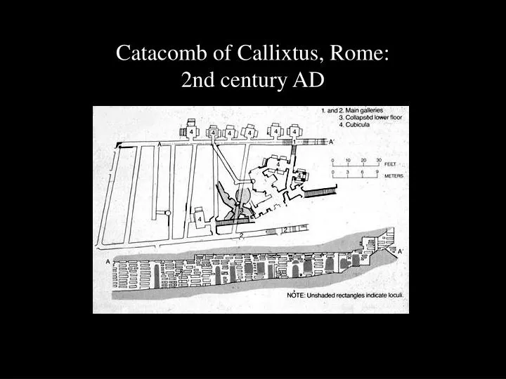 catacomb of callixtus rome 2nd century ad