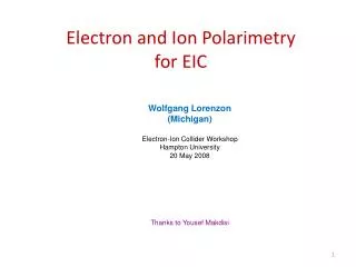 Electron and Ion Polarimetry for EIC
