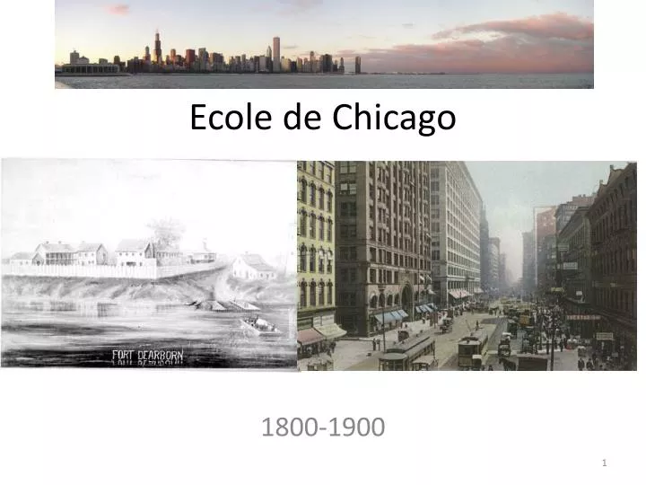 ecole de chicago