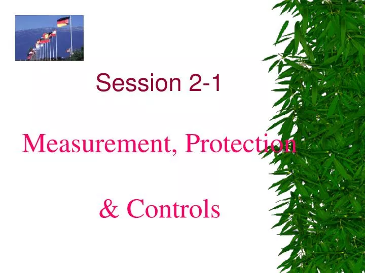 session 2 1 measurement protection controls