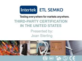 THIRD-PARTY CERTIFICATION IN THE UNITED STATES