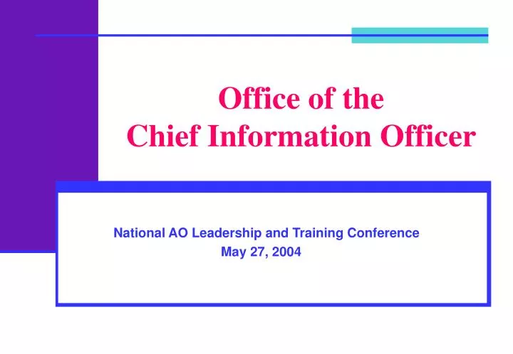 office of the chief information officer