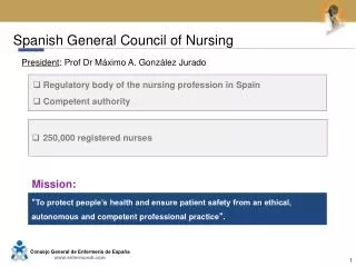 Spanish General Council of Nursing