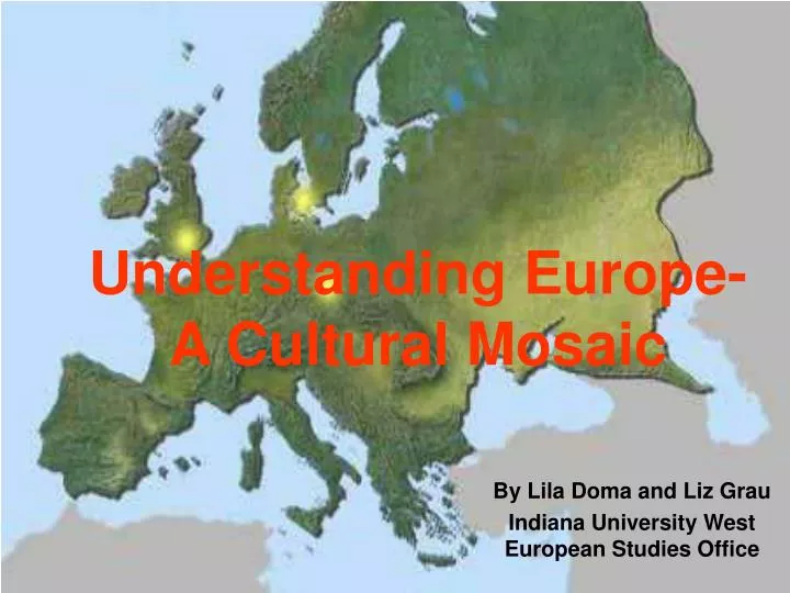 understanding europe a cultural mosaic