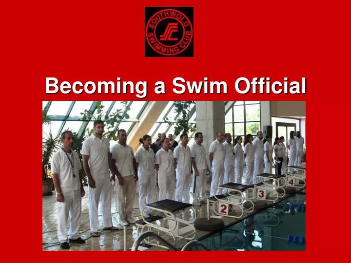becoming a swim official