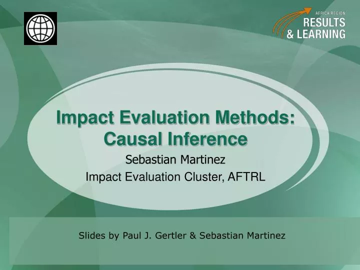 sebastian martinez impact evaluation cluster aftrl