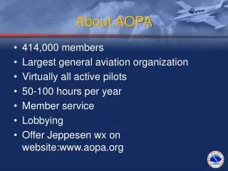 About AOPA