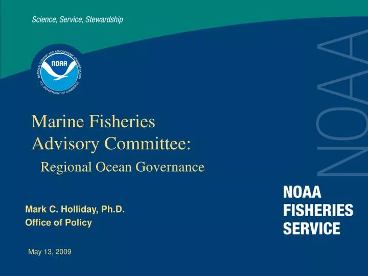 marine fisheries advisory committee regional ocean governance