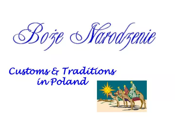 customs traditions in poland