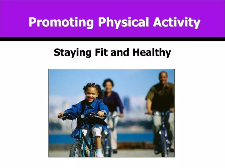 promoting physical activity