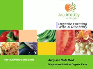 Organic Farming With A Disability