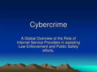 Cybercrime