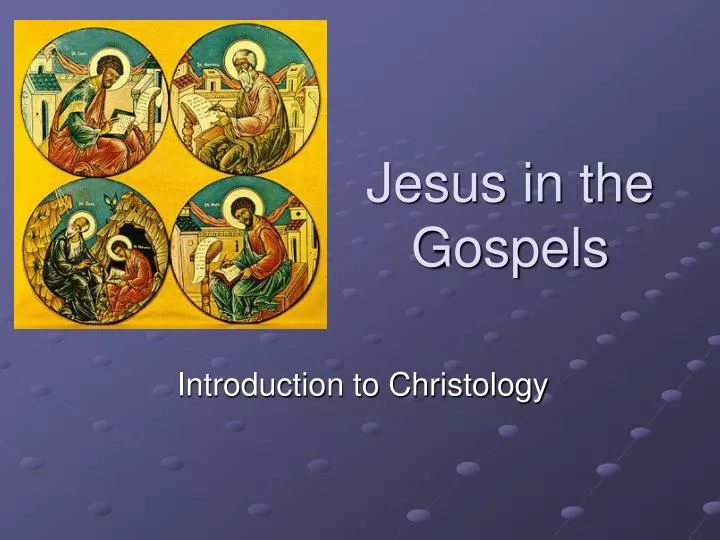 jesus in the gospels