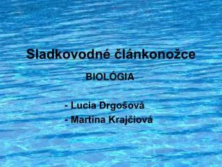 sladkovodn l nkono ce