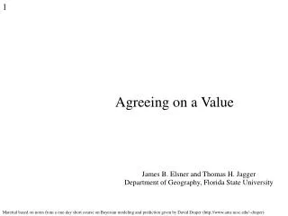 Agreeing on a Value