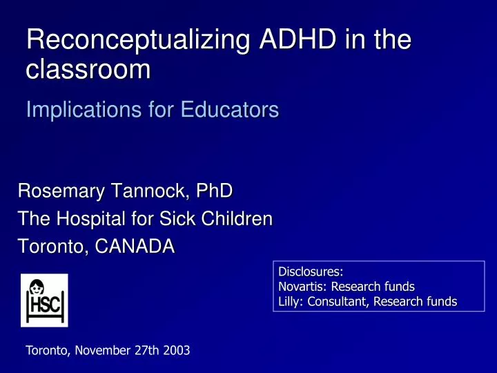 reconceptualizing adhd in the classroom implications for educators