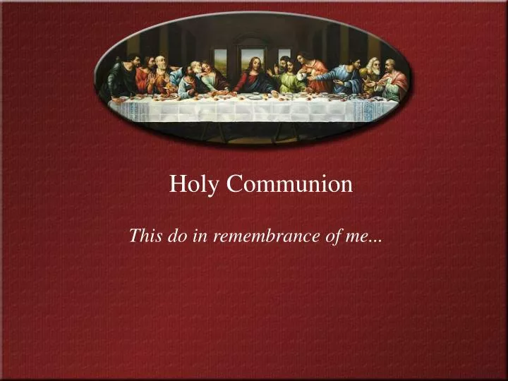 holy communion
