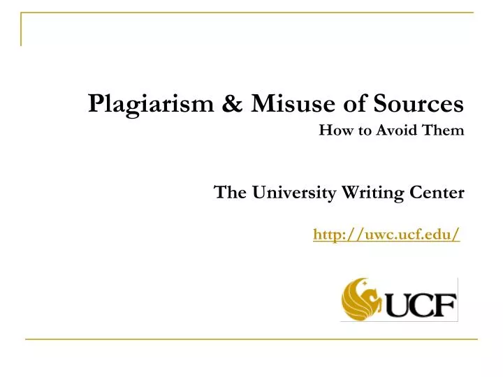 plagiarism misuse of sources how to avoid them the university writing center