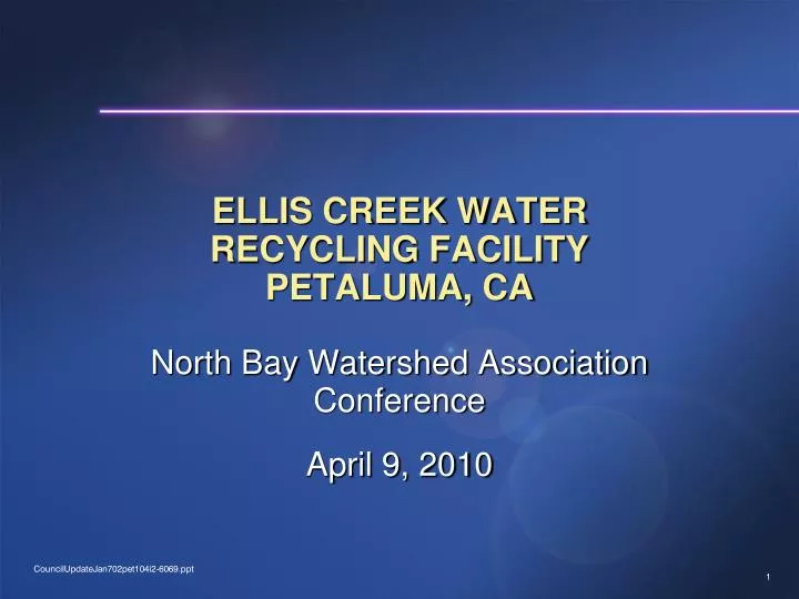 ellis creek water recycling facility petaluma ca
