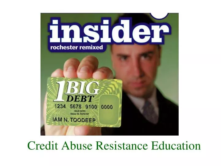 credit abuse resistance education