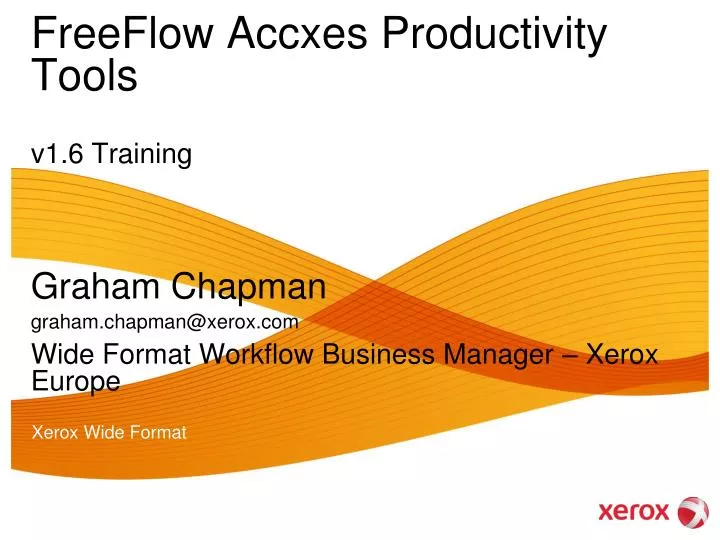 freeflow accxes productivity tools v1 6 training