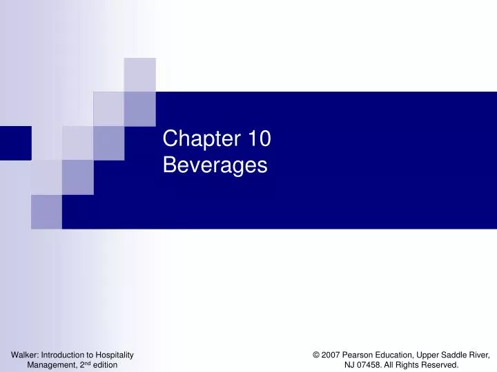 chapter 10 beverages