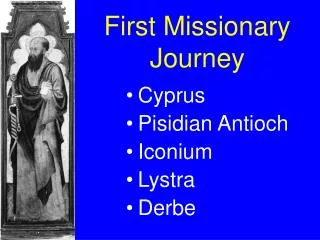 First Missionary Journey
