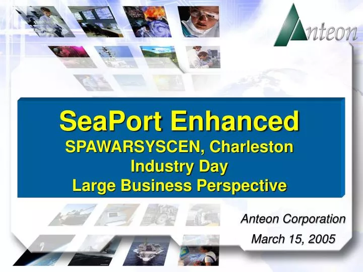 seaport enhanced spawarsyscen charleston industry day large business perspective